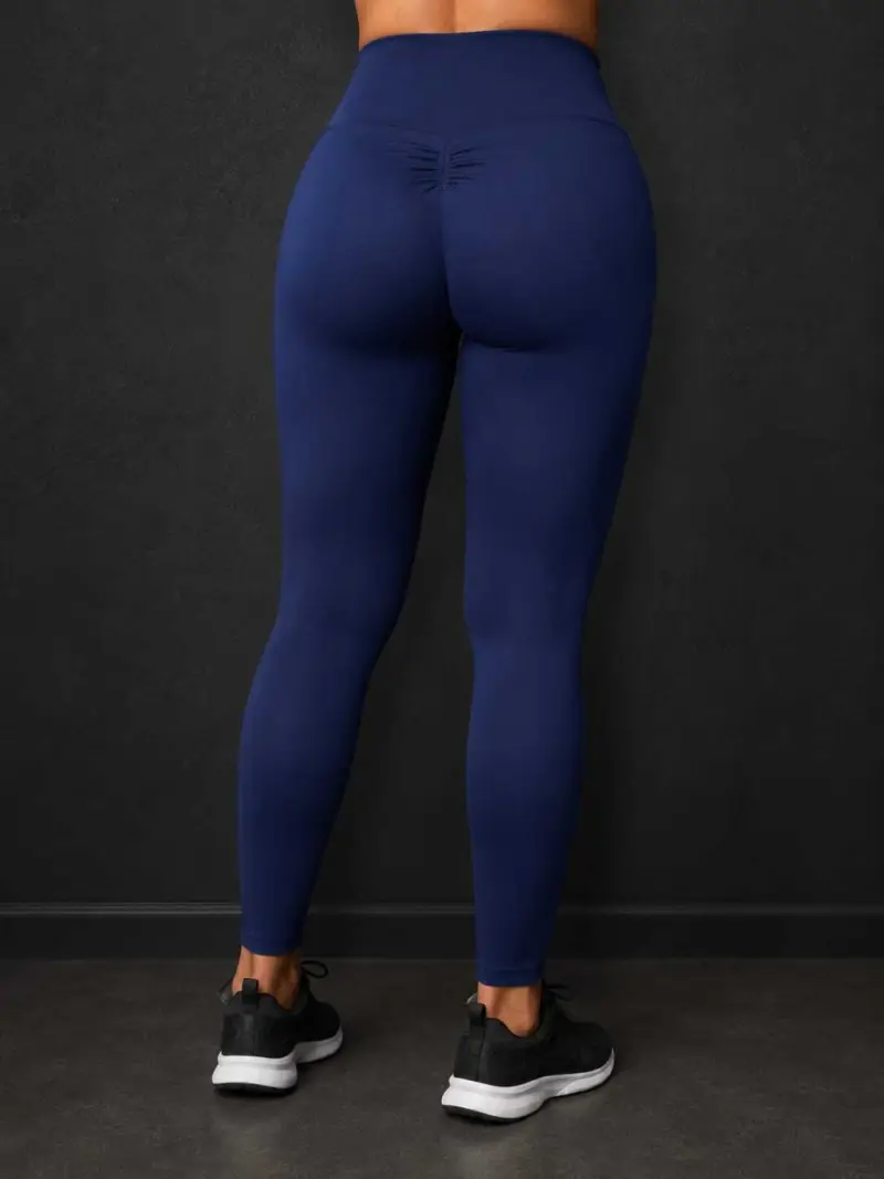 Calça Legging Básica Lisa (Azul)